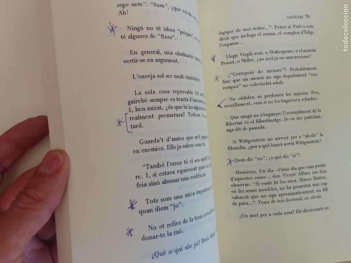 Libros de segunda mano: SAGITARI. JOAN FUSTER. DIPUTACIO DE VALENCIA 1985. - Foto 9