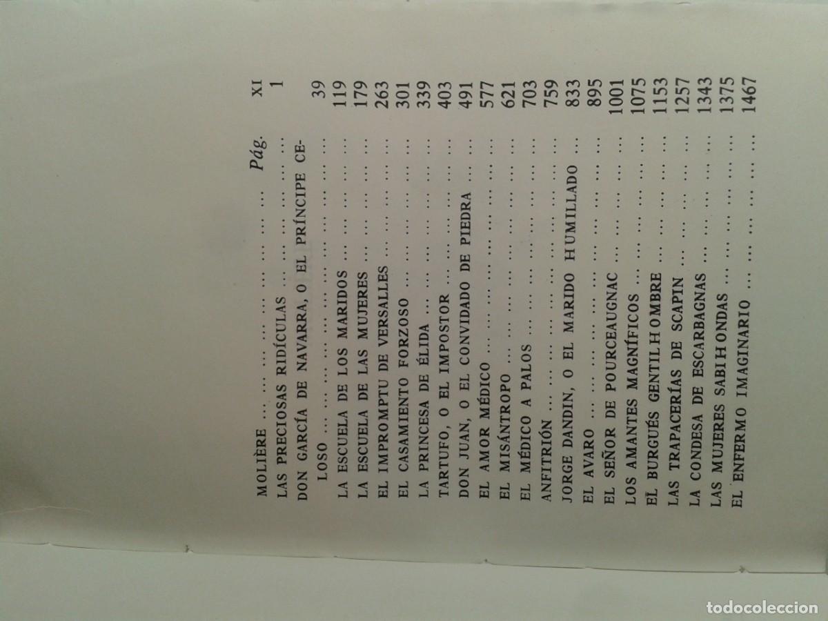 Libros de segunda mano: OBRAS INMORTALES ILUSTRADO 1973 MOLIERE 1&ordf; EDICI&Oacute;N EDAF - Foto 2