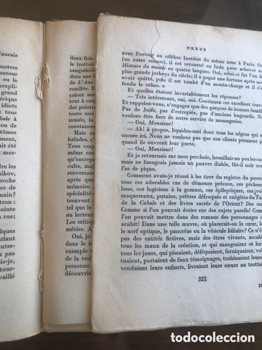 Libros de segunda mano: Nexus. Henry Miller . Buchet. Chastel Ed. 1960. En Franc&eacute;s - Foto 4