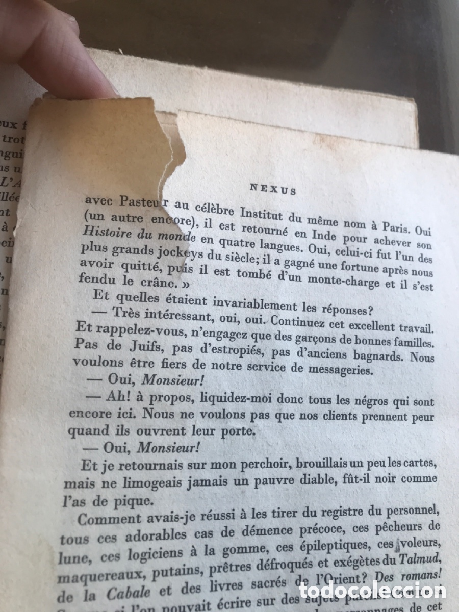 Libros de segunda mano: Nexus. Henry Miller . Buchet. Chastel Ed. 1960. En Franc&eacute;s - Foto 5