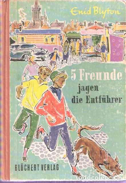 Libros de segunda mano: 5 Freunde die Entf&uuml;hrer - Blyton, Enid - Foto 1