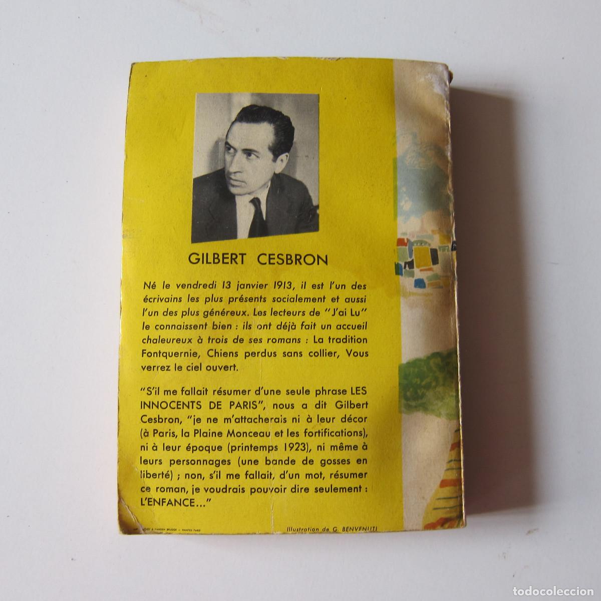 Libros de segunda mano: LES INNOCENTS DE PARIS - GILBERT CESBRON (JAI LU) - Foto 2