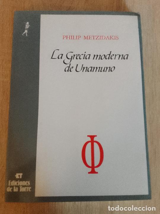 Libros de segunda mano: Philip Metzidakis: La Grecia Moderna de Unamuno - Foto 1
