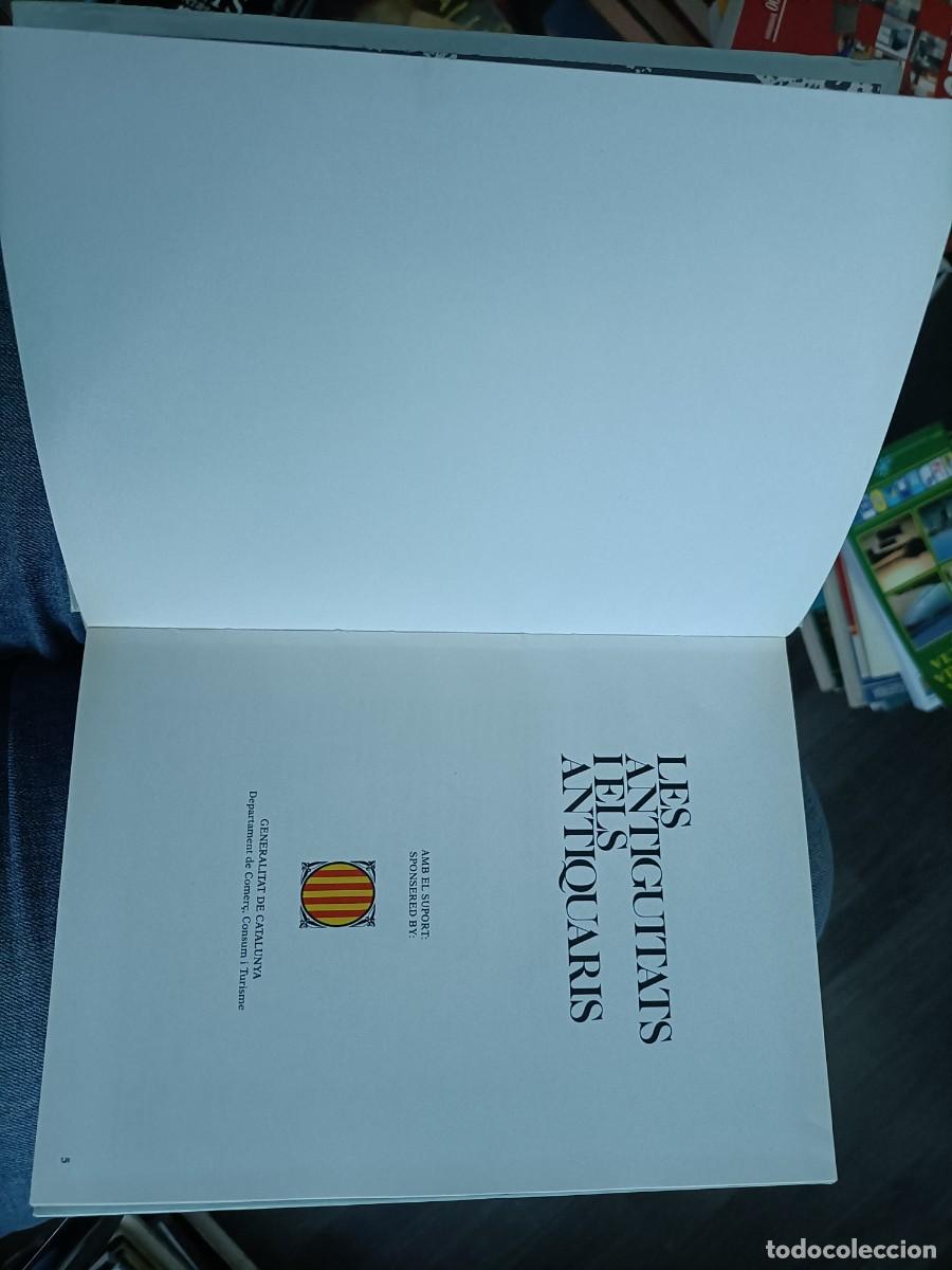 Libros de segunda mano: Les antiguitats i els antiquaris. 1985 - Foto 3