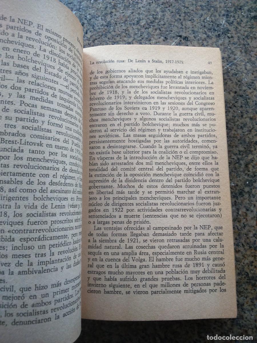 Libros de segunda mano: LA REVOLUCION RUSA -- EDWARD CARR -- ALIANZA -- - Foto 2