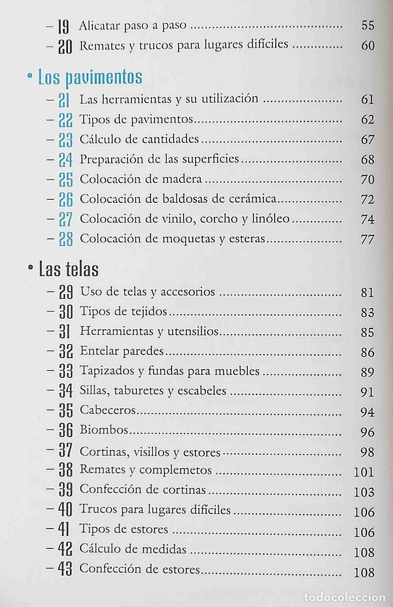 Libros de segunda mano: 100 tareas de bricolaje dom&eacute;stico. Biblioteca del hogar. - Foto 5