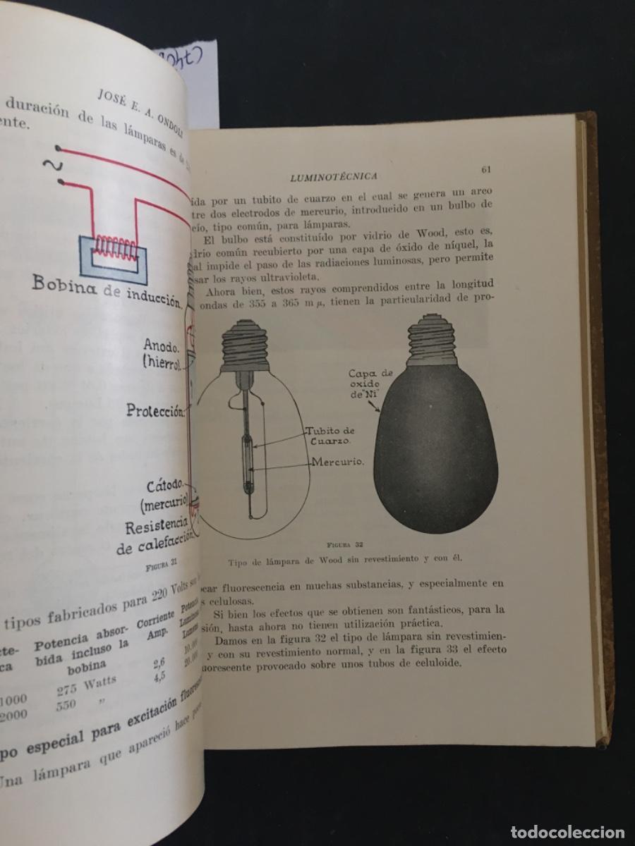 Libros de segunda mano: LUMINOTECNIA, JOSE ONDOLI - Foto 2
