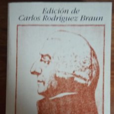 Libros de segunda mano: LA RIQUEZA DE LAS NACIONES - ADAM SMITH (EDIC. CARLOS RODRÍGUEZ BRAUN)