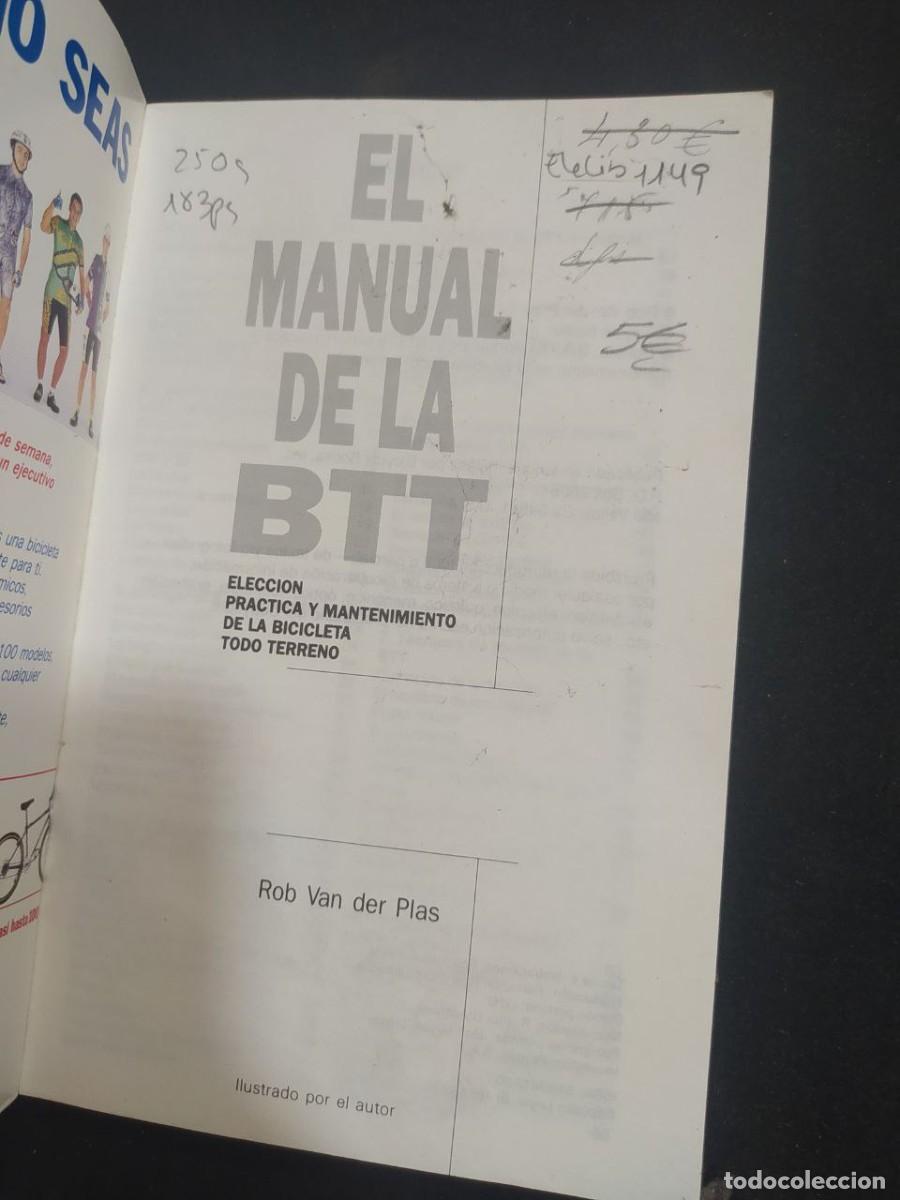 Libros de segunda mano: EL MANUAL DE LA BTT. ROB VAN DER PLAS. 1992. - Foto 2