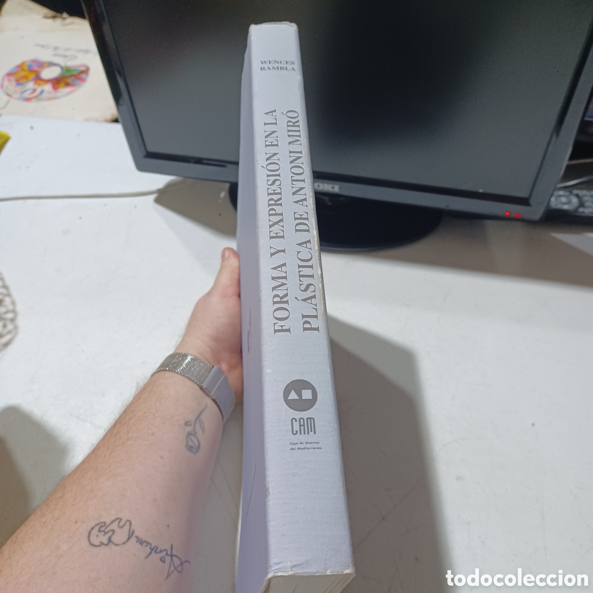 Libros de segunda mano: Forma y expresi&oacute;n en la pl&aacute;stica de Antoni Mir&oacute; WENCES RAMBLA para la CAM - Foto 2