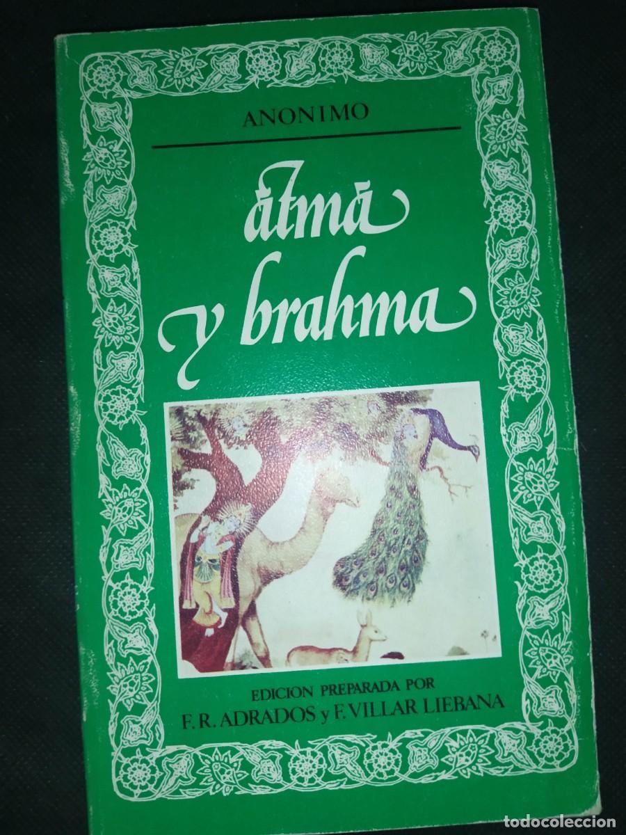Libros de segunda mano: Atma y Brahma - An&oacute;nimo - Foto 1