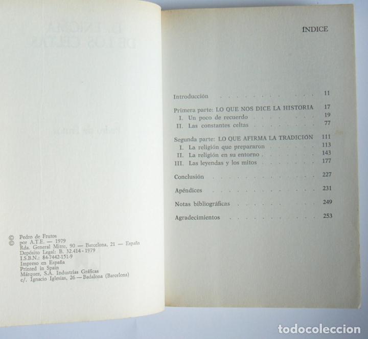 Libros de segunda mano: EL ENIGMA DE LOS CELTAS - PEDRO DE FRUTOS - Foto 2