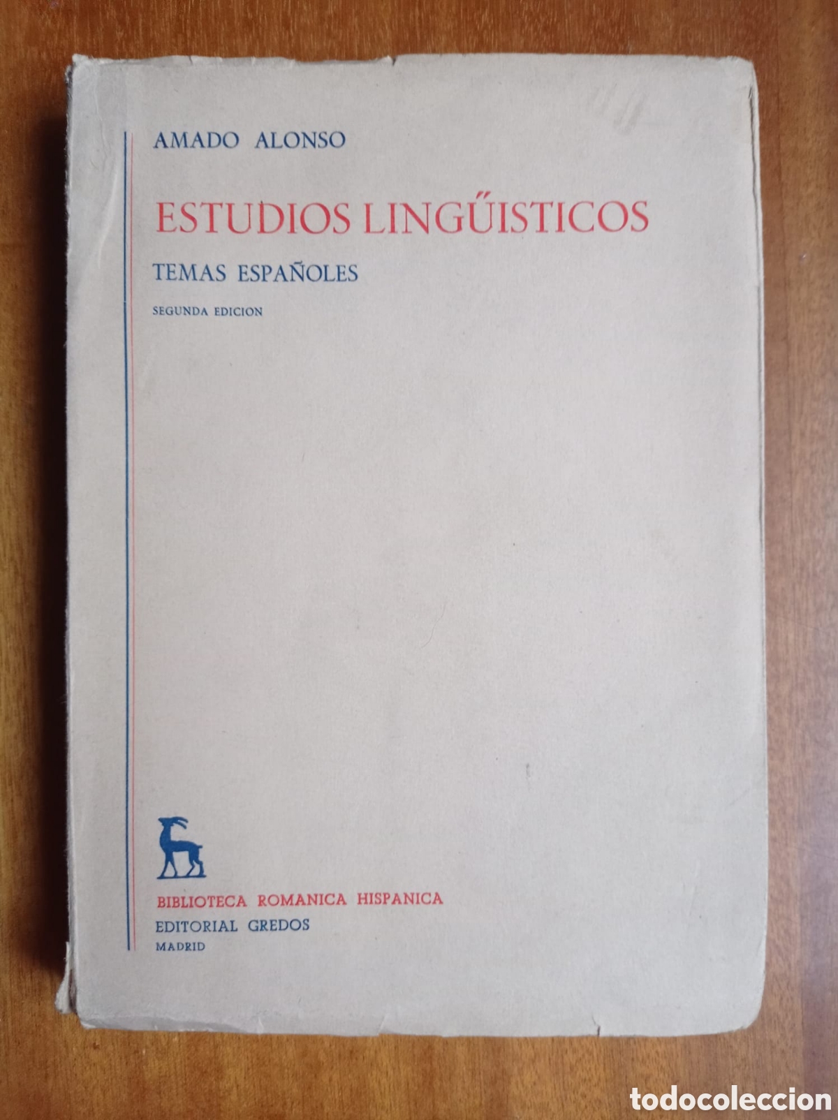 Libros de segunda mano: Estudios ling&uuml;&iacute;sticos a modo Alonso editorial Gredos - Foto 1