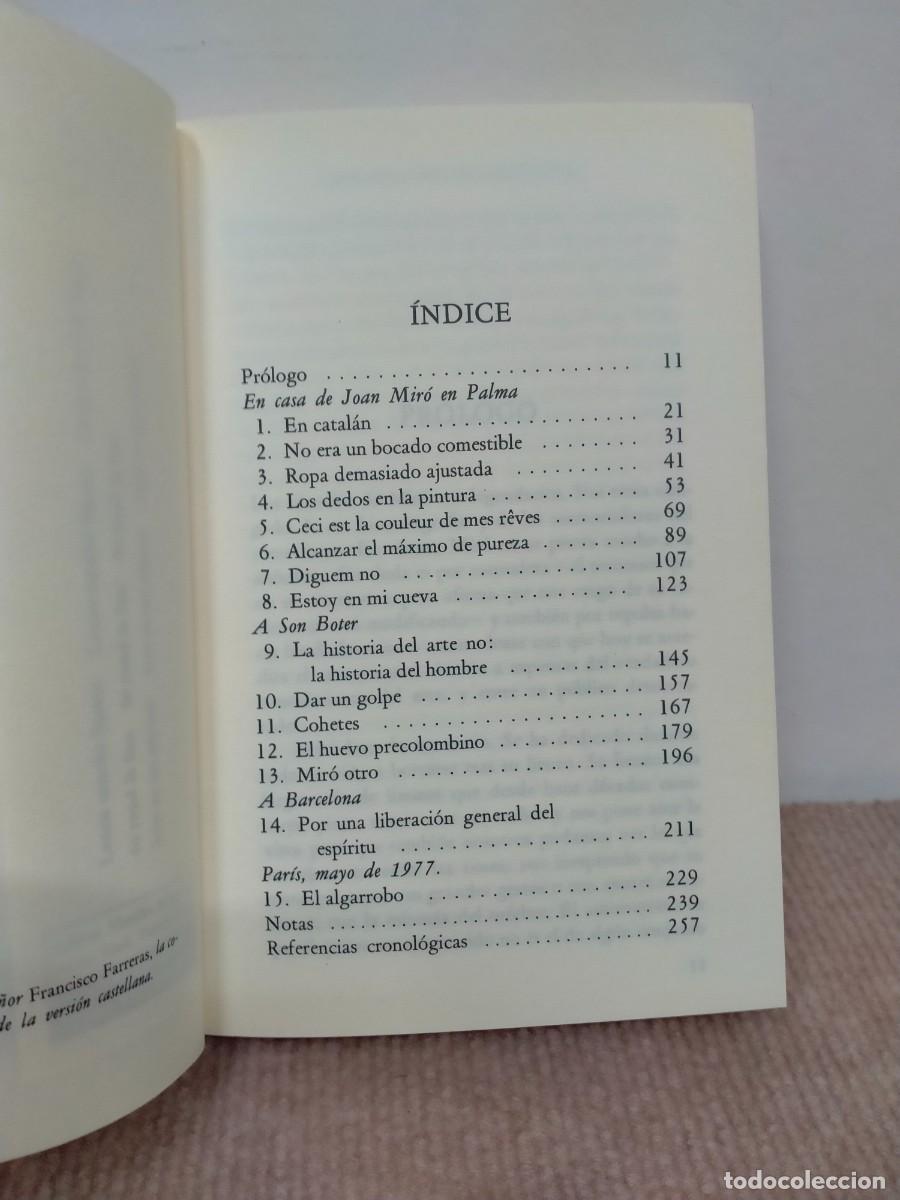 Libros de segunda mano: LIBRO CONVERSACIONES CON MIR&Oacute; - Foto 2