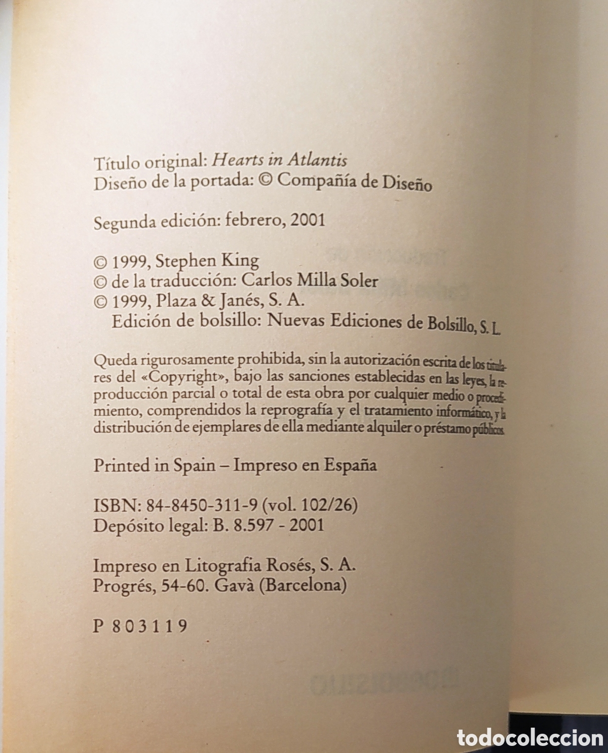 Libros de segunda mano: LIBRO CORAZONES EN LA ATLANTIDA STEPHEN KING - Foto 4