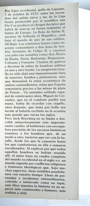 Libros de segunda mano: LAS GALERAS DE LEPANTO - JACK BEECHING - Foto 2