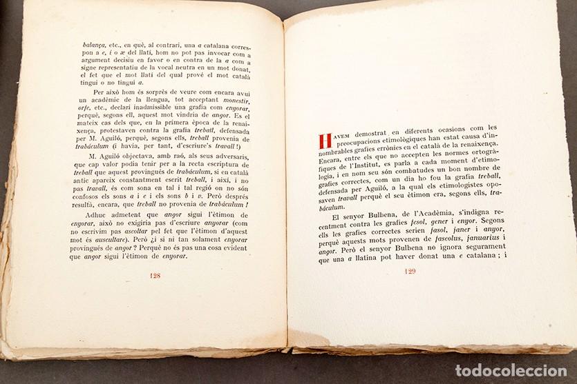 Libros de segunda mano: POMPEU FABRA - CONVERSES FILOL&Ograve;GIQUES - 1946 - Foto 7