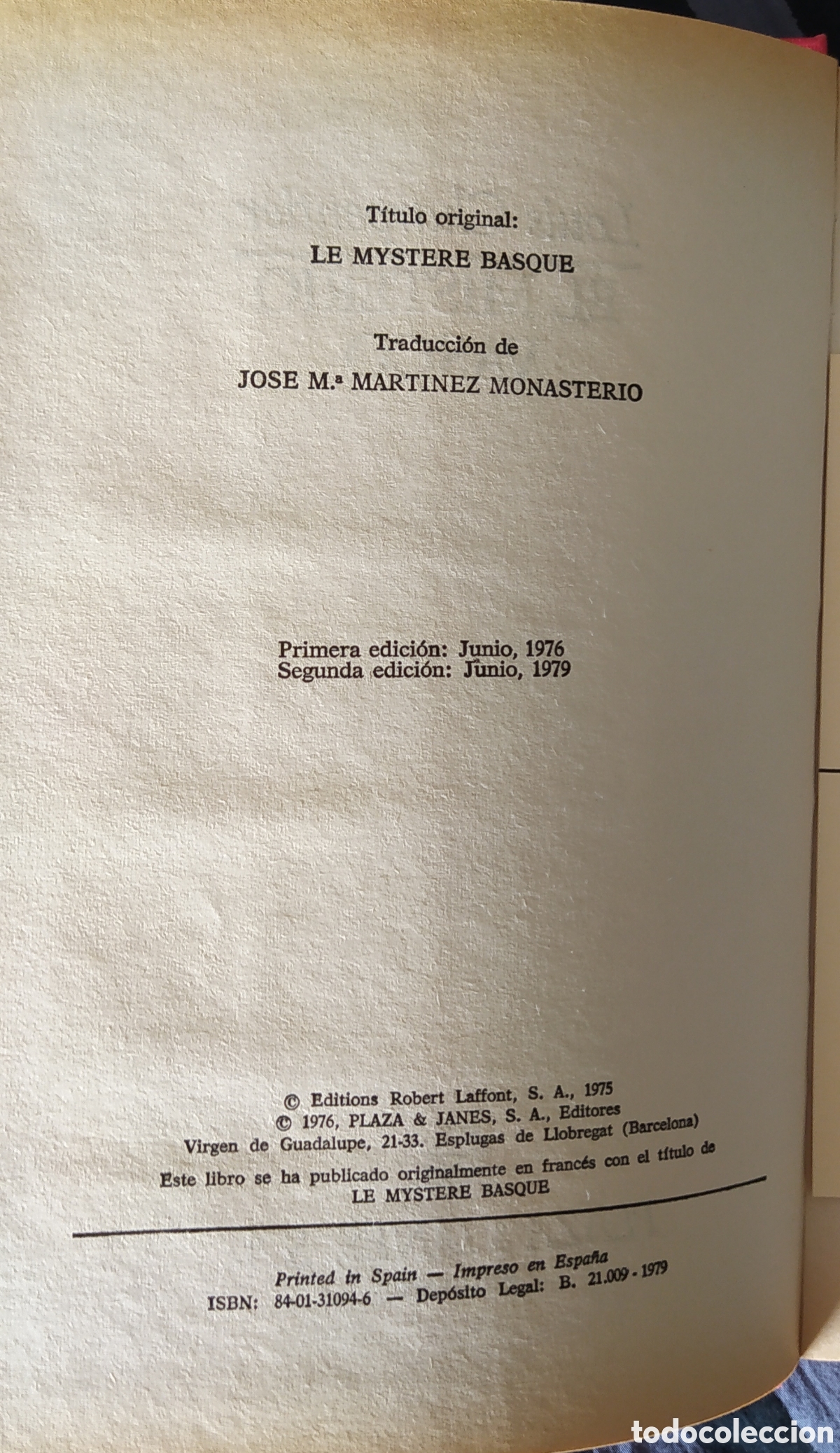 Libros de segunda mano: EL MISTERIO VASCO 1979 - Foto 3