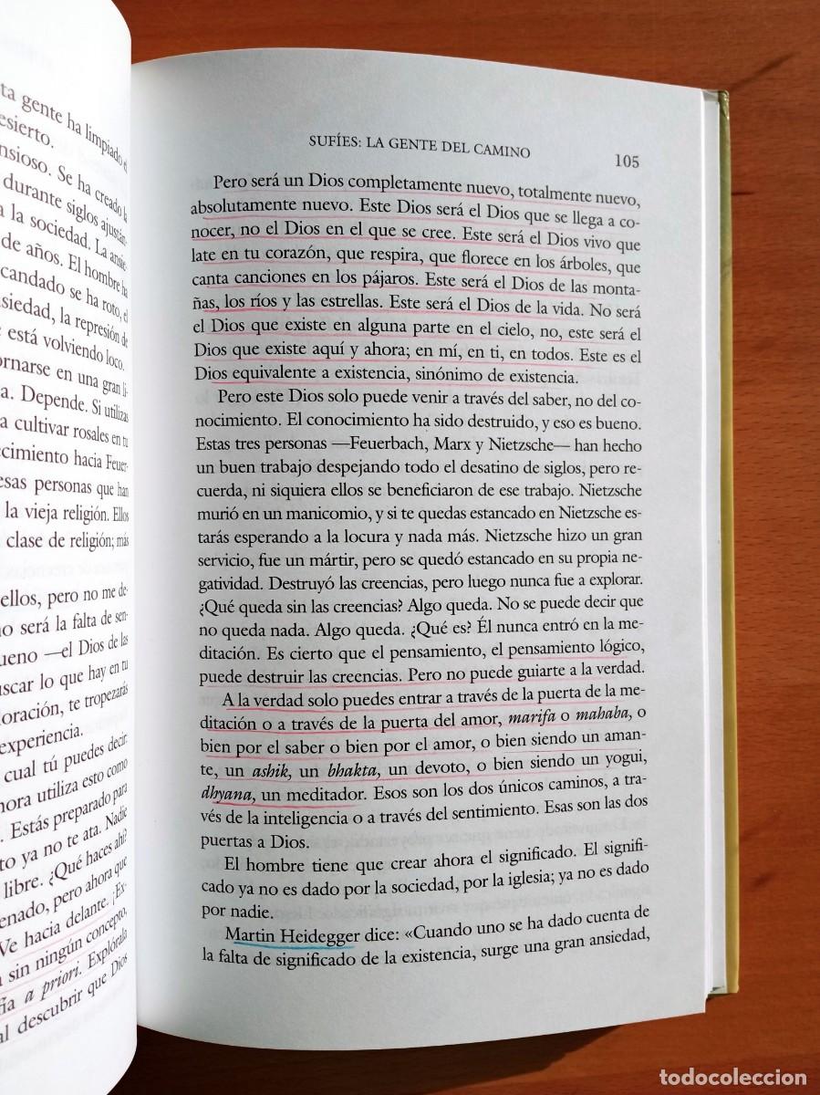 Libros de segunda mano: Osho: Suf&iacute;es. La gente del camino. - Foto 4