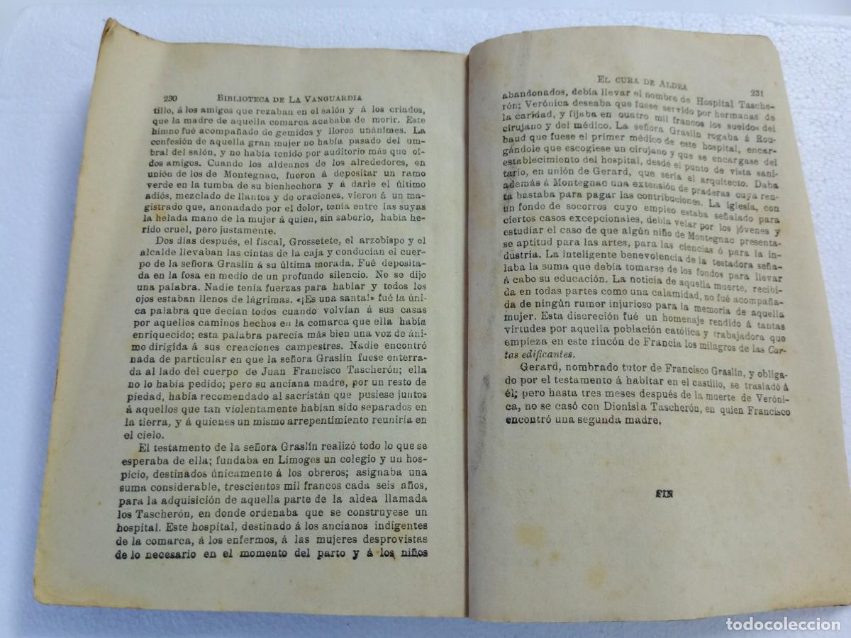 Libros de segunda mano: Libro. EL CURA DE ALDEA. - H. DE BALZAC - 1903 - - Foto 5