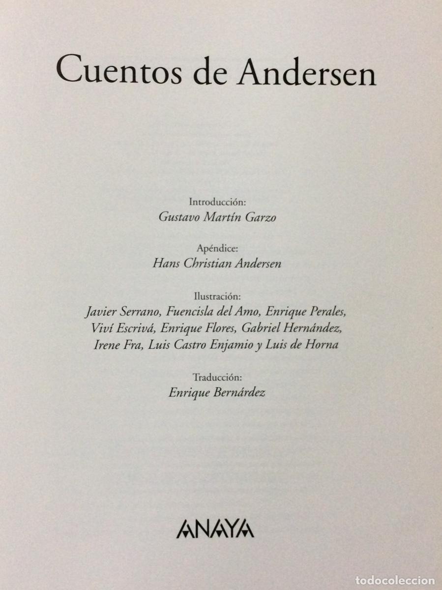 Libros de segunda mano: CUENTOS DE ANDERSEN. EDITORIAL ANAYA - Foto 3