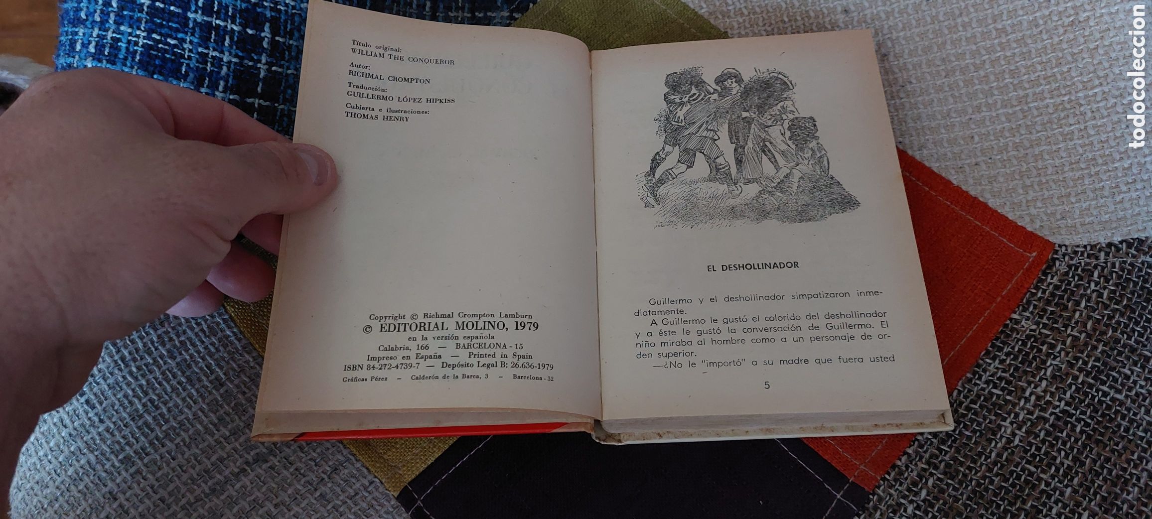 Libros de segunda mano: Libro Guillermo el Conquistador -Richmal Crompton- (Editorial Molino 1.979) - Foto 6
