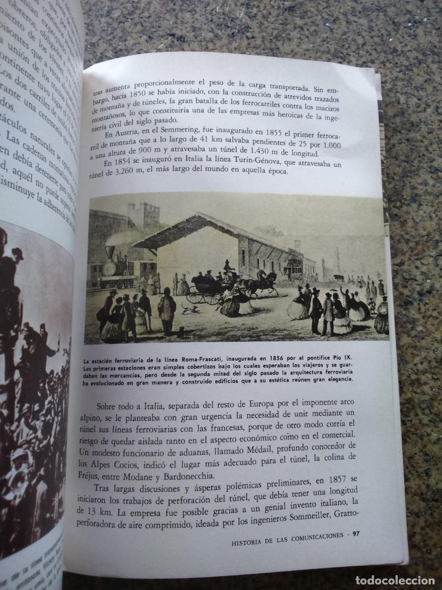Libros de segunda mano: HISTORIA DE LAS COMUNICACIONES. TRANSPORTES TERRESTRES -- 1965 -- - Foto 2