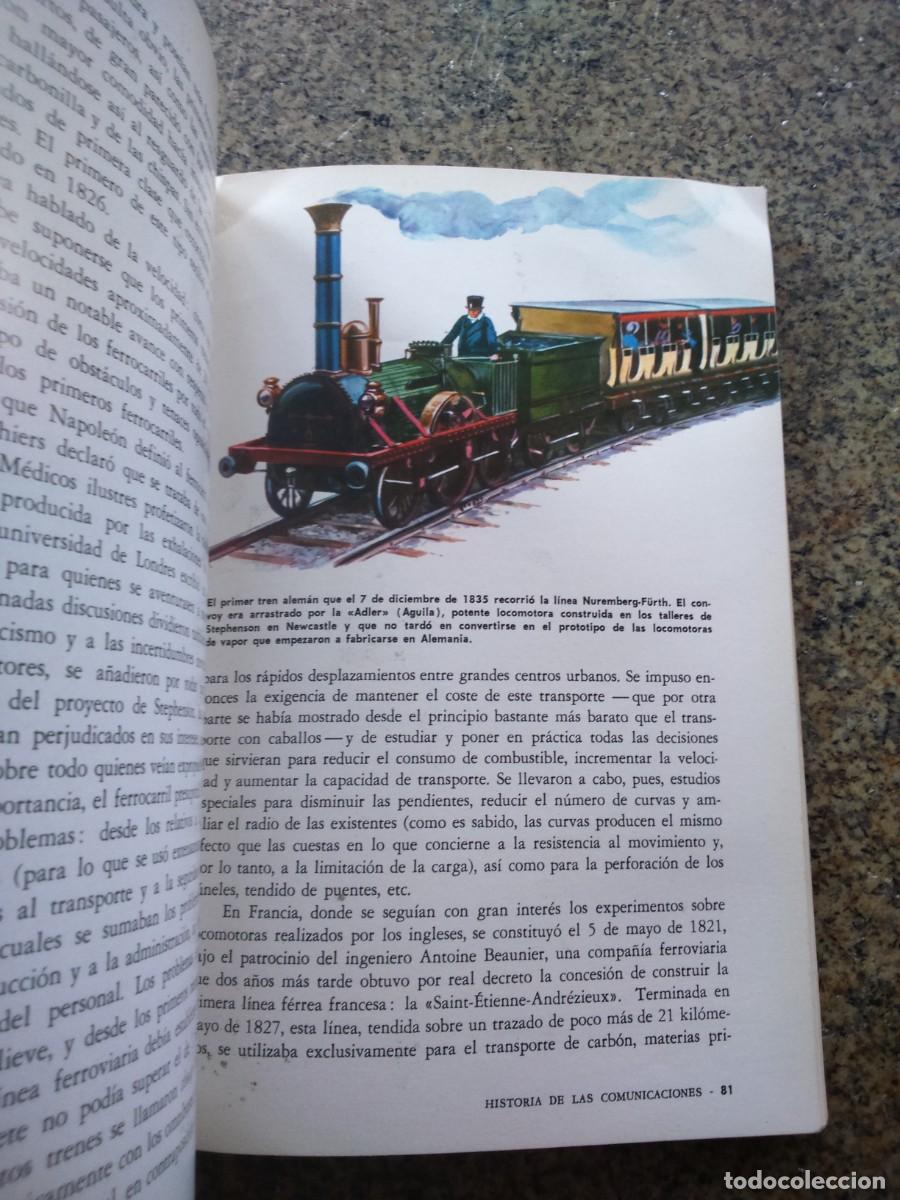 Libros de segunda mano: HISTORIA DE LAS COMUNICACIONES. TRANSPORTES TERRESTRES -- 1965 -- - Foto 3