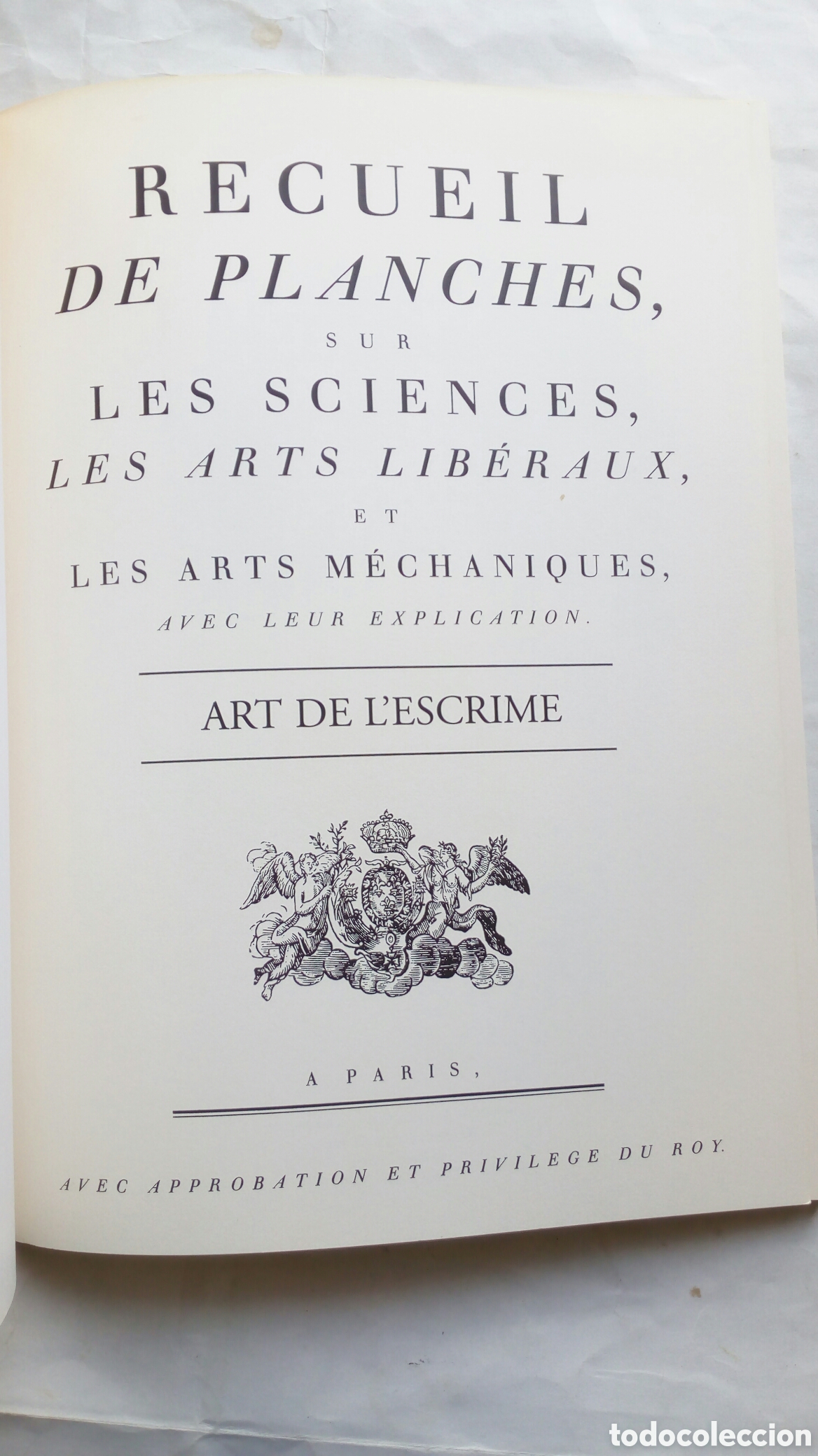 Libros de segunda mano: LEncyclop&eacute;die. Diderot & dAlembert. Art de lEscrime. - Foto 3