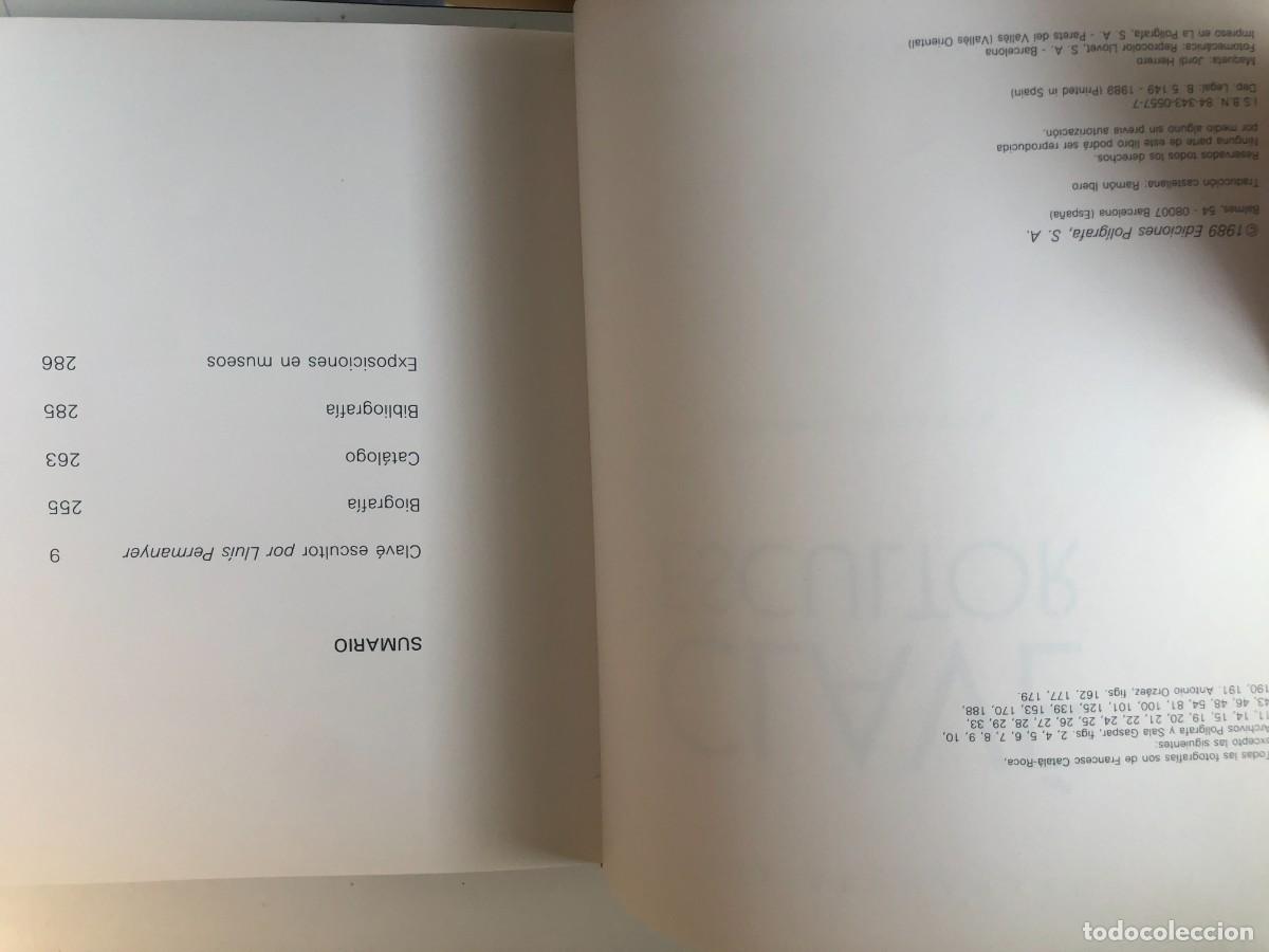 Libros de segunda mano: CLAV&Eacute; ESCULTOR Lluis PERMANYER, - Foto 4