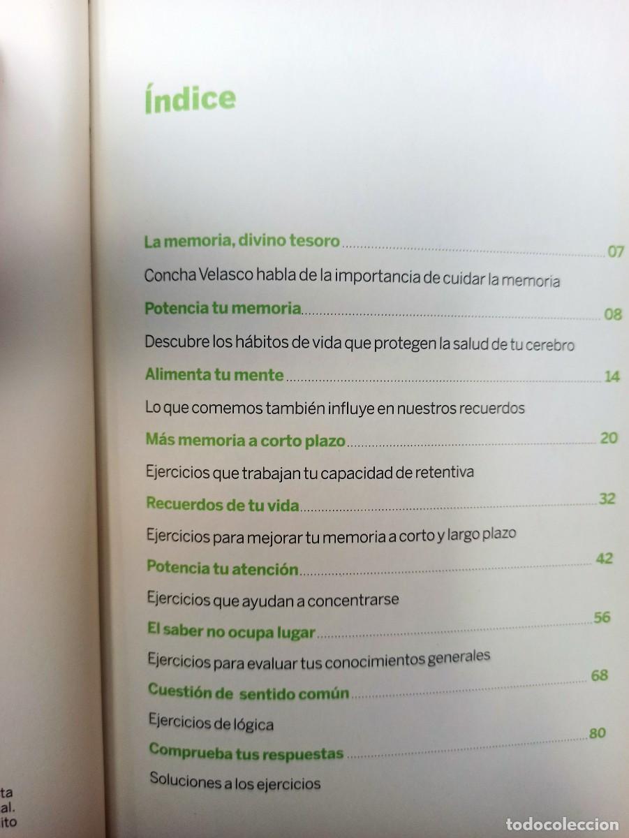Libros de segunda mano: ENTRENA TU MEMORIA CONCHA VELASCO - Foto 2