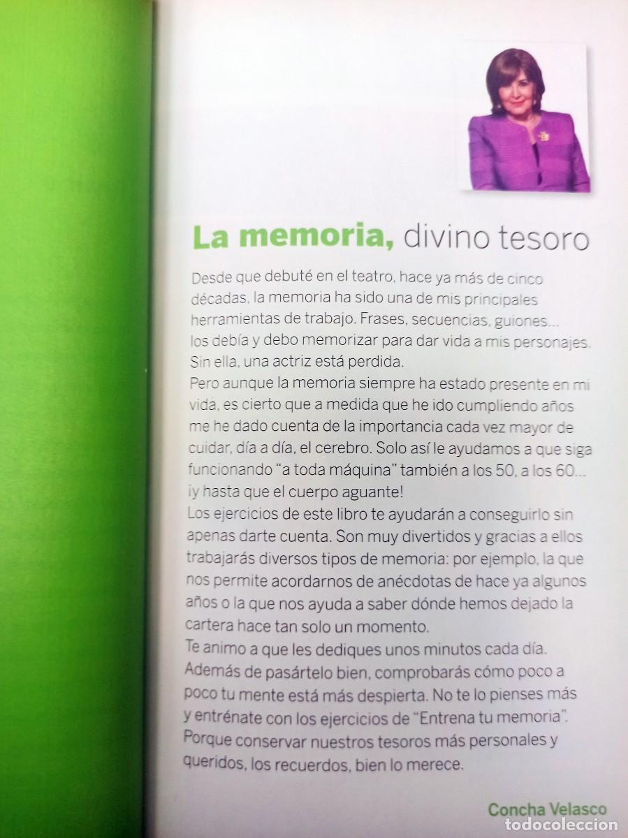 Libros de segunda mano: ENTRENA TU MEMORIA CONCHA VELASCO - Foto 3