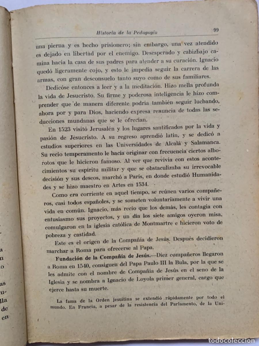 Libros de segunda mano: Historia de la Pedagog&iacute;a (Plast 4) - Foto 2