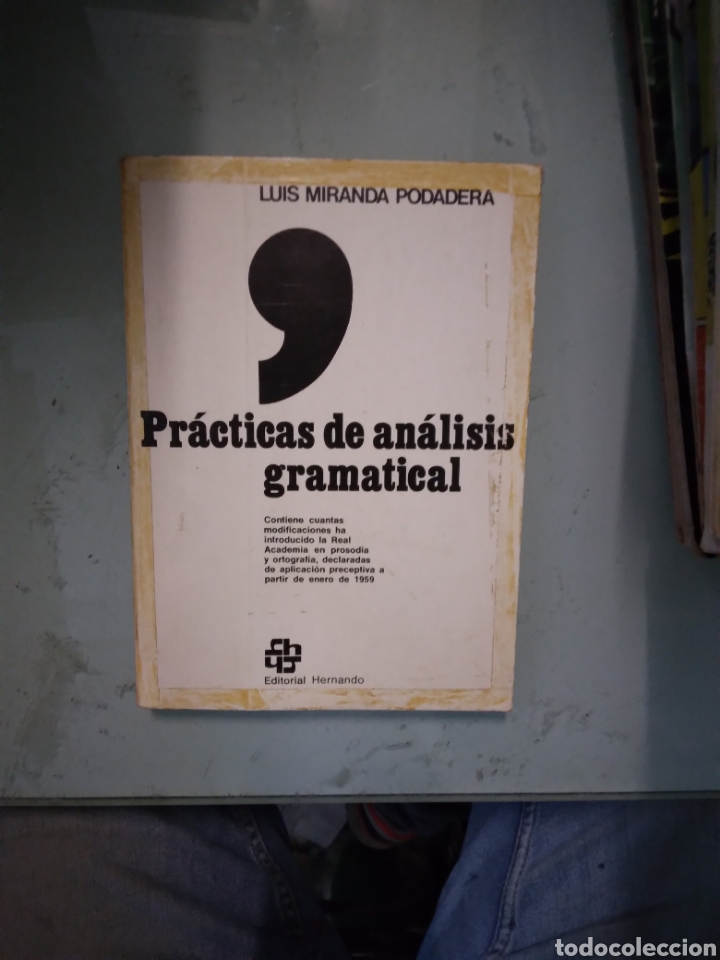 Libros de segunda mano: Luis Miranda Podadera, Practica de an&aacute;lisis gramatical - Foto 1