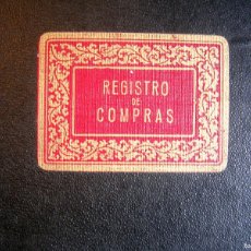 Libros de segunda mano: REGISTRO DE COMPRAS - LIBRO DE CONTABILIDAD - NUEVO, SIN UTILIZAR. 100 PÁGS. DE 1941.