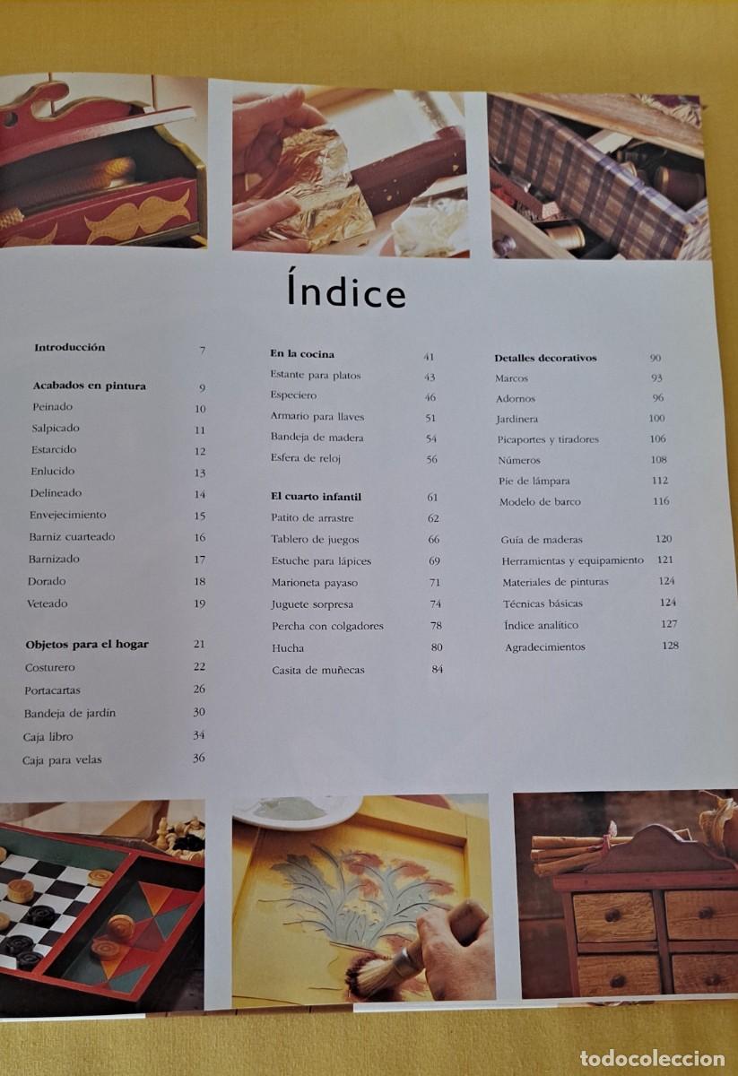 Libros de segunda mano: STEWART Y SALLY WALTON - DISE&Ntilde;OS CREATIVOS CON MADERA - CIRCULO DE LECTORES 1997 - Foto 3
