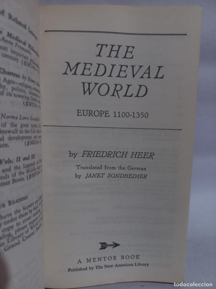 Libros de segunda mano: Friedrich Heer - The Medieval World - 1963 - Foto 3