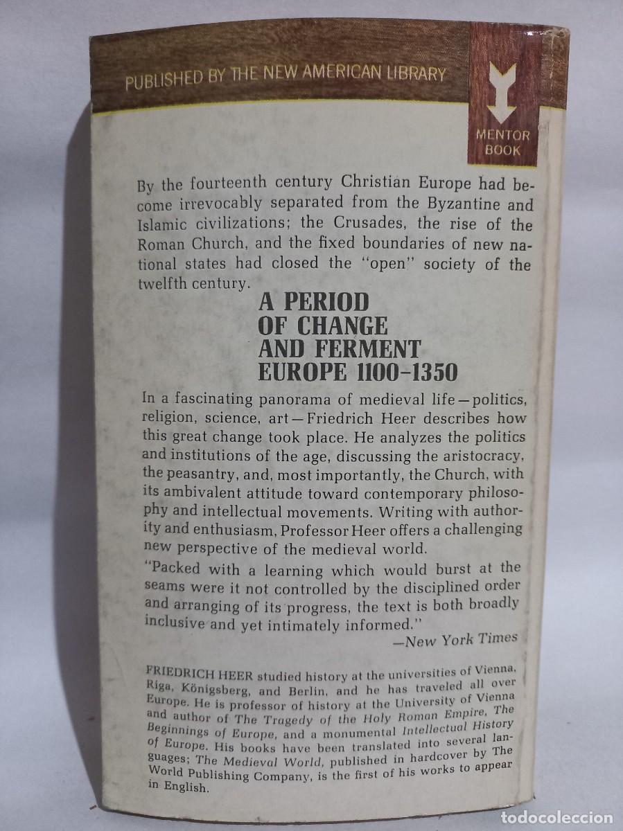Libros de segunda mano: Friedrich Heer - The Medieval World - 1963 - Foto 5