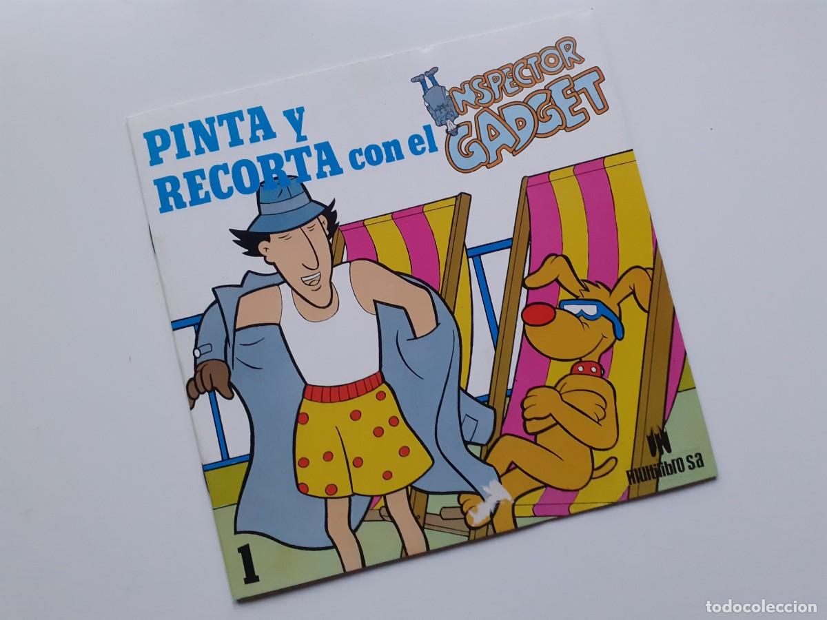 Libros de segunda mano: N&ordm; 1. Cuento Pinta y recorta con el Inspector Gadget. Ed. Multilibro - Foto 2