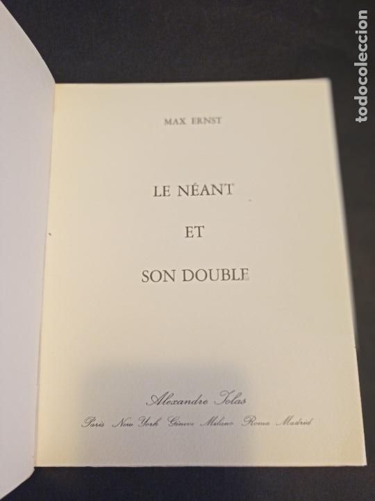 Libros de segunda mano: 1968 - MAX ERNST. Le n&eacute;ant et son double - Foto 2