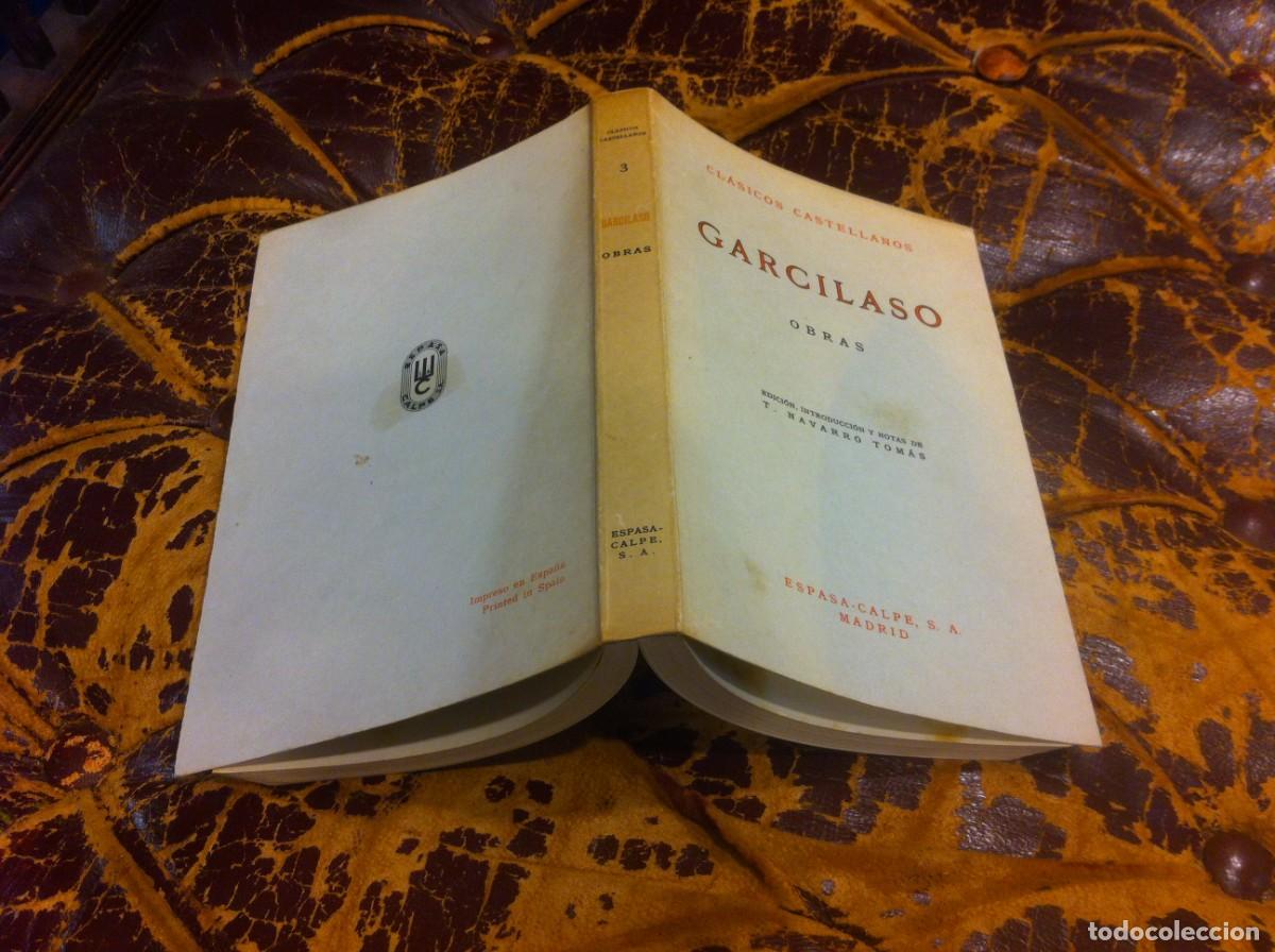 Libros de segunda mano: GARCILASO. OBRAS. ED. ESPASA CALPE, 1973 - Foto 1