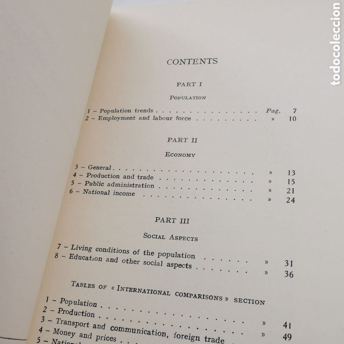 Libros de segunda mano: Librito de estad&iacute;stica Italy Today de 1959. Instituto centrale di statistica - Foto 4