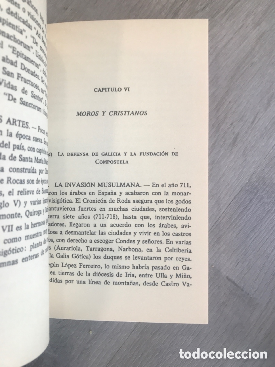 Libros de segunda mano: Historia de Galicia.Vicente Risco. Galaxia. - Foto 2