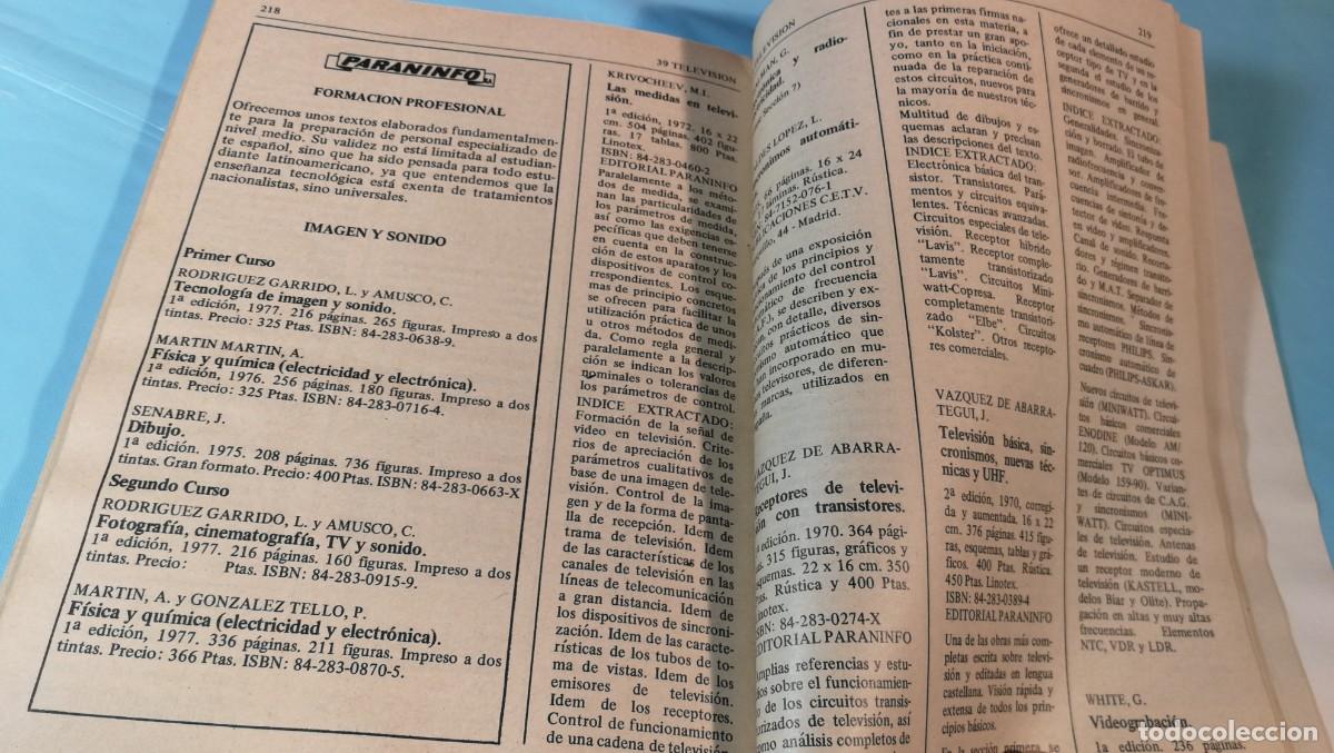Libros de segunda mano: ELECTROTECNIA, ELECTR&Oacute;NICA, INFORM&Aacute;TICA, Editorial Paraninfo, 1978 - Foto 4