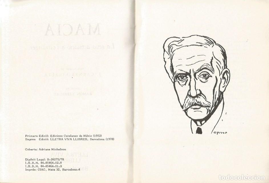 Libros de segunda mano: MACI&Agrave; LA SEVA ACTUACI&Oacute; A LESTRANGER -VOL.I i VOL. II - Foto 3