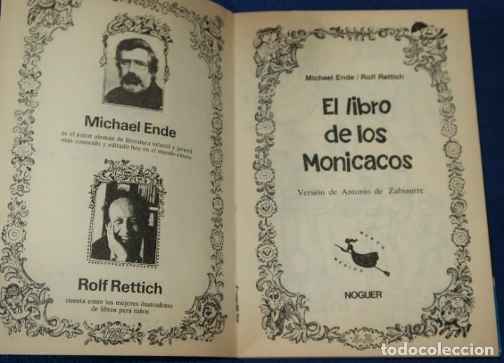Libros de segunda mano: El libro de los monicacos - Michael Ende - Rolf Rettich - Noguer (1987) - Foto 3