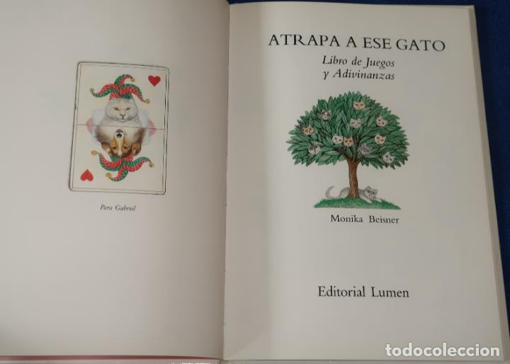Libros de segunda mano: Atrapa a ese gato - Monika Beisner - Lumen (1994) - Foto 2