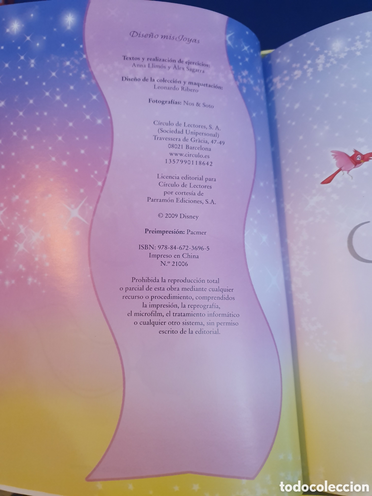 Libros de segunda mano: DISE&Ntilde;O MIS JOYAS DISNEY PRINCESS CIRCULO DE LECTORES 2009 - Foto 4