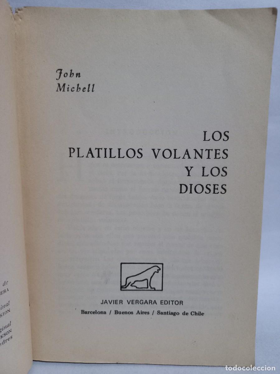 Libros de segunda mano: John Michell - Los Platillos Volantes y los Dioses - 1977 - Foto 3
