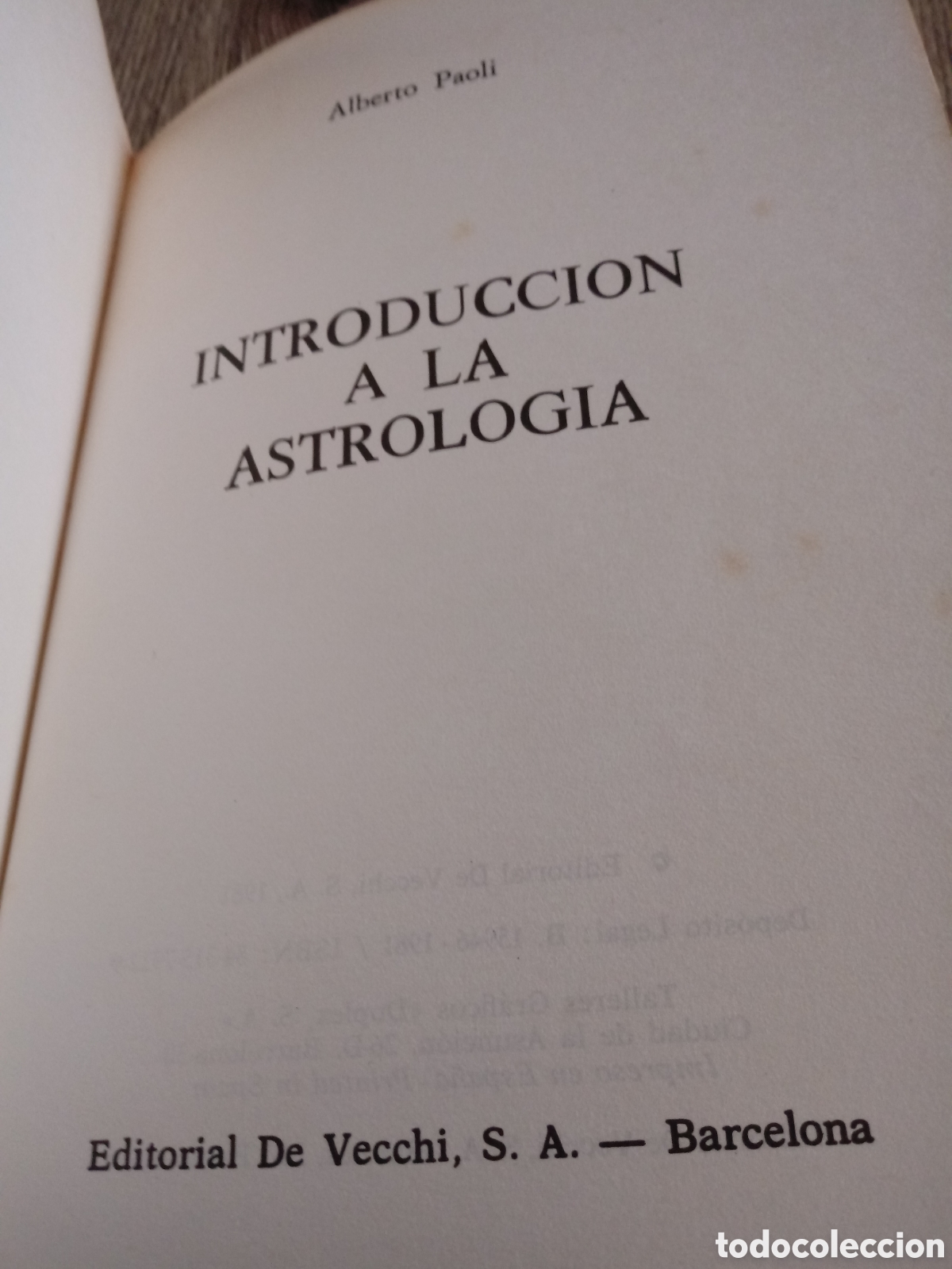Libros de segunda mano: Introduccion a la Astrologia de Alberto Paoli - Foto 3